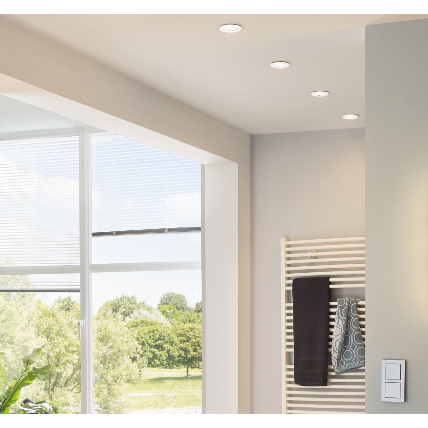 Eglo - PENETO LED įleidžiamų šviestuvų komplektas (3 vnt.) 1xGU10-LED/3W/230V