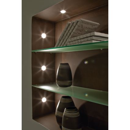 Eglo - PENETO LED įleidžiamų šviestuvų komplektas (3 vnt.) 1xGU10-LED/3W/230V