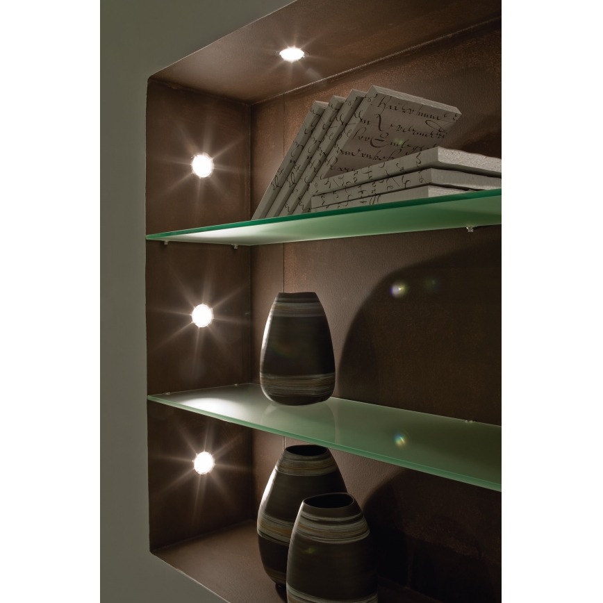 Eglo - PENETO LED įleidžiamų šviestuvų komplektas (3 vnt.) 1xGU10-LED/3W/230V