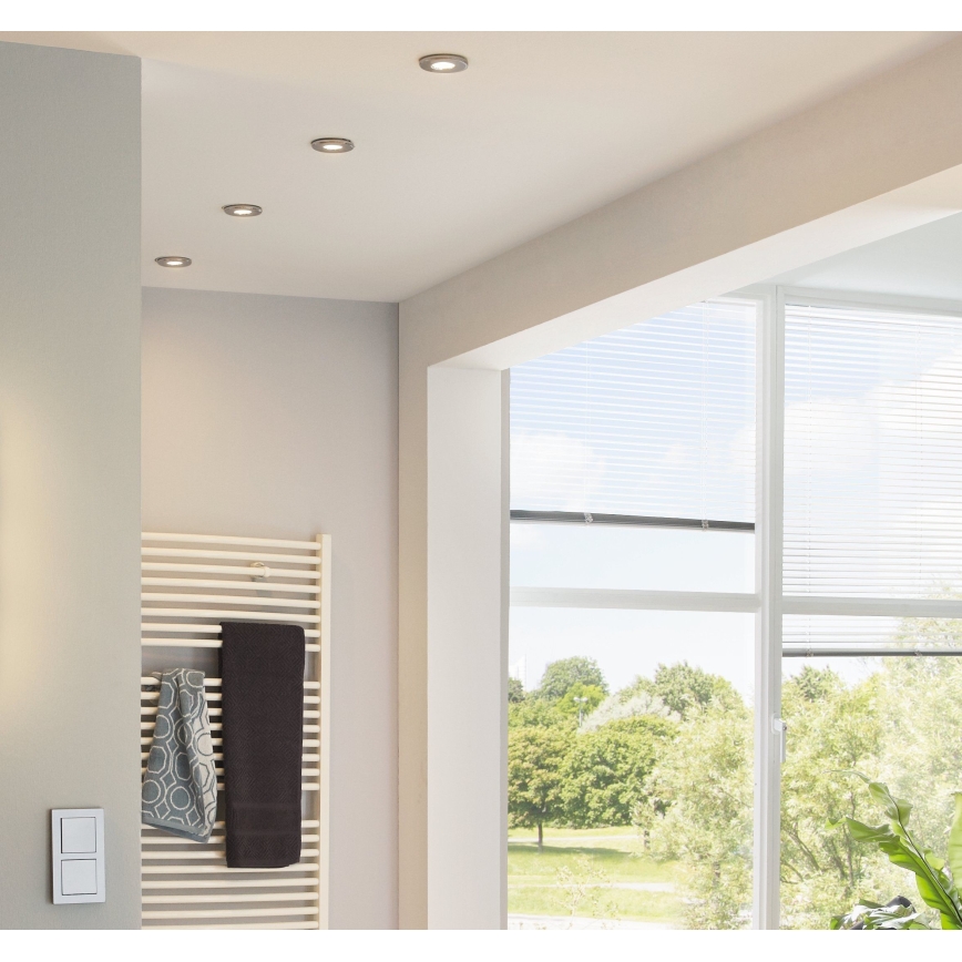 Eglo - komplektas 3x LED įleidžiamas šviestuvas PENETO 1xGU10-LED/3W/230V