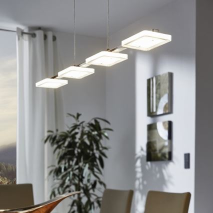 Eglo 94244 - LED pakabinamas šviestuvas CARTAMA 4xLED/4,5W/230V