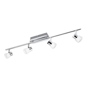 Eglo 94383 - LED akcentinis šviestuvas PERITO 4xLED/3W/230V 3000K blizgus chromas