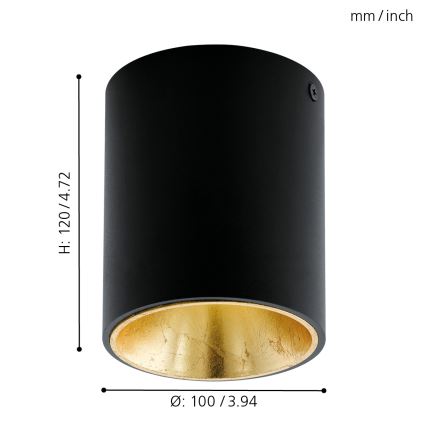 Eglo - LED lubinis šviestuvas LED/3,3W/230V