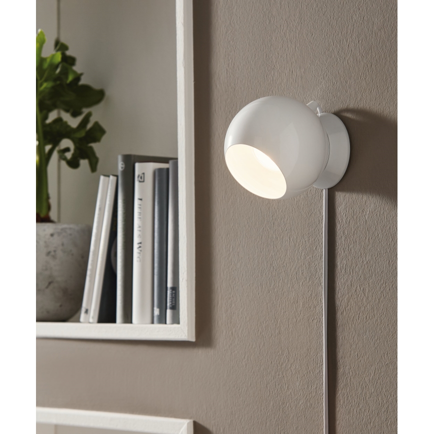 Eglo - LED stalinis/sieninis šviestuvas 1xGU10/2,8W/230V balta