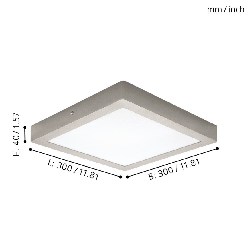 Eglo 94528 - LED lubinis šviestuvas FUEVA 1 LED/22W/230V