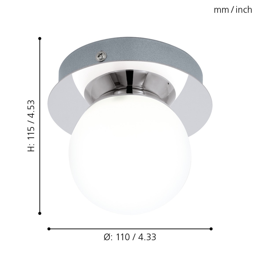 Eglo - LED vonios šviestuvas LED/3,3W/230V IP44