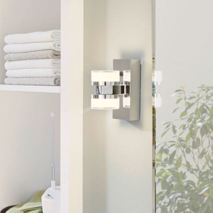 Eglo - LED vonios sieninis šviestuvas 2xLED/4,5W/230V