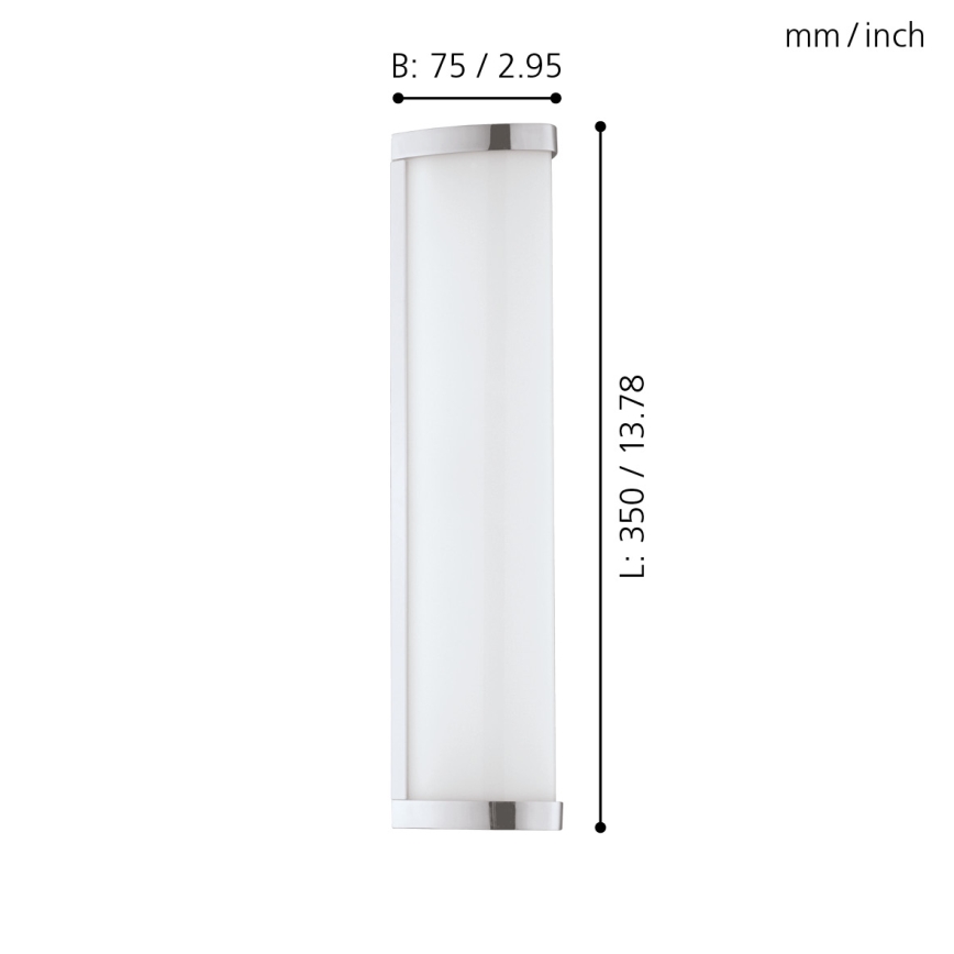 Eglo - LED vonios šviestuvas 1xLED/8W/230V