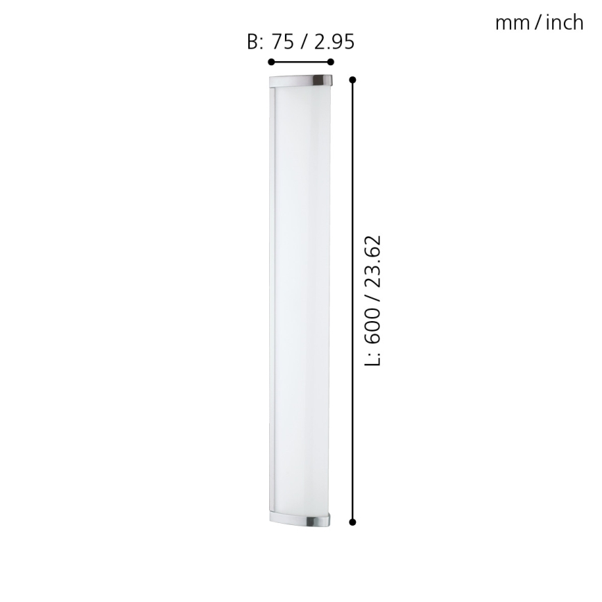 Eglo - LED vonios šviestuvas 1xLED/16W/230V