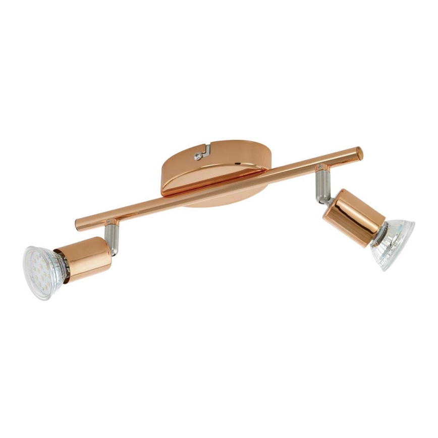 Eglo 94773 - Akcentinis LED šviestuvas BUZZ-COPPER 2xGU10/3W/230V