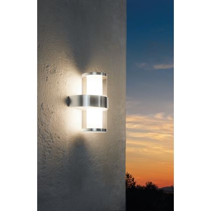 Eglo - Sieninis lauko šviestuvas 2xLED/3.7W/230V