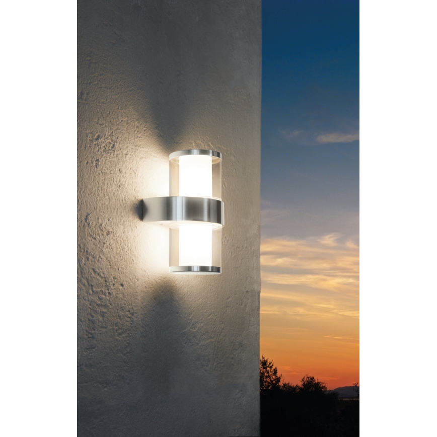 Eglo - Sieninis lauko šviestuvas 2xLED/3.7W/230V