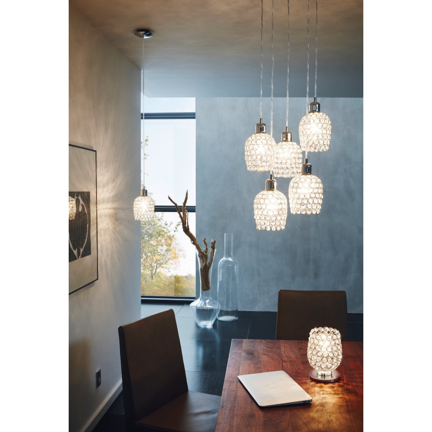 Eglo 94898 - Pakabinamas šviestuvas BONARES 1 ant laido, 5xE27/60W/230V