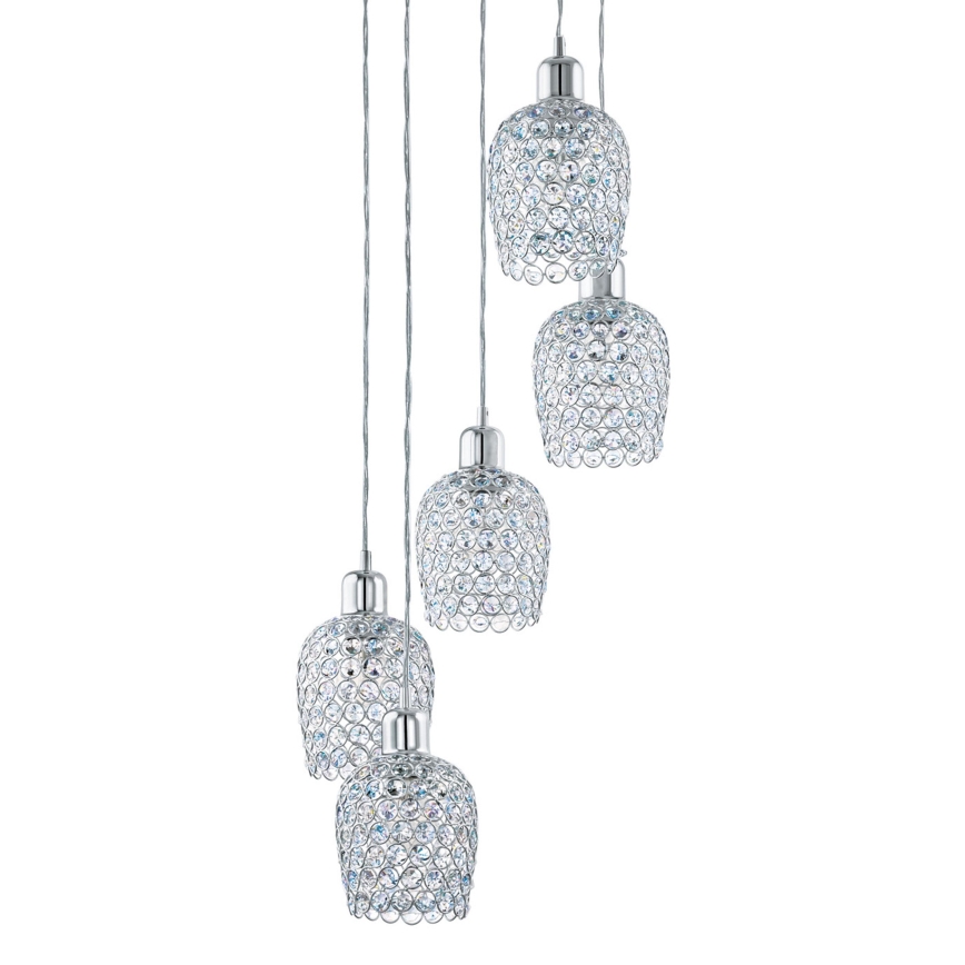 Eglo 94898 - Pakabinamas šviestuvas BONARES 1 ant laido, 5xE27/60W/230V