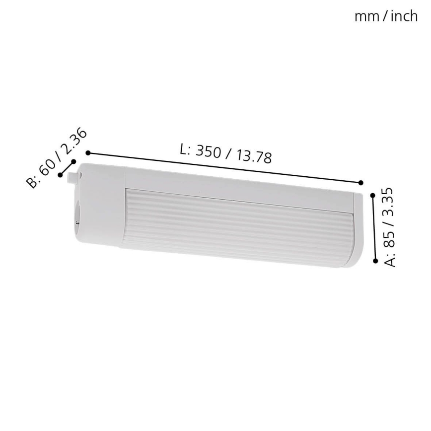 Eglo - Sieninis šviestuvas 2xE14/40W/230V