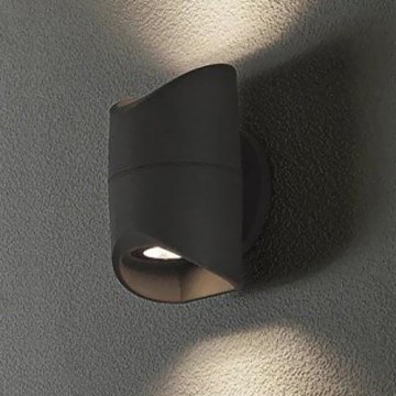 Eglo 95076 - Sieninis lauko šviestuvas ABRANTES 2xLED/6W/230V