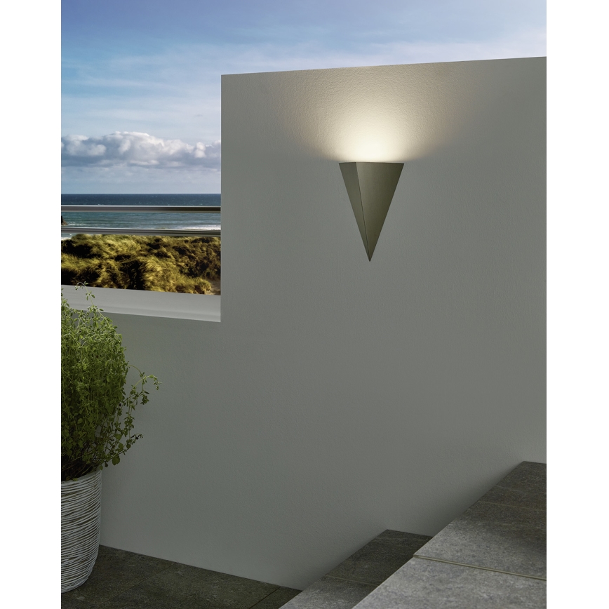 Eglo 95094 - Sieninis lauko šviestuvas TRIGO 2 LED/8W/230V