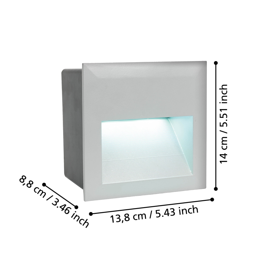 Eglo – LED orientacinis lauko šviestuvas 1xLED/3,7W/230V IP65