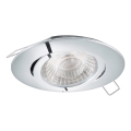 Eglo 95355 - LED įleidžiamas lubinis šviestuvas TEDO 1xGU10-LED/5W/230V