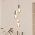Eglo 95523 - Sietynas SILVARES 3xE27/60W/230V