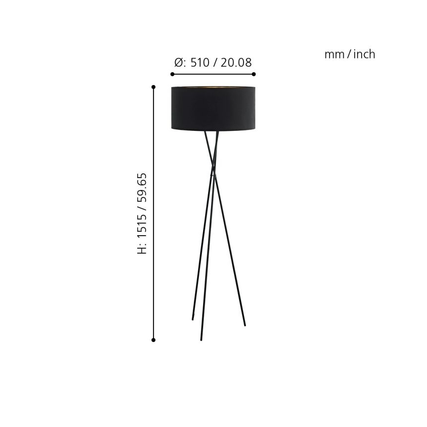 Eglo - Toršeras 1xE27/60W/230V