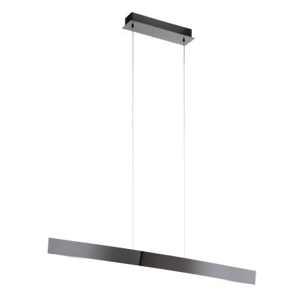 Eglo 95549 - LED dimeriuojamas pakabinamas šviestuvas su laidu FORNES-S LED/24W/230V 2700-6500K juodas/chromas
