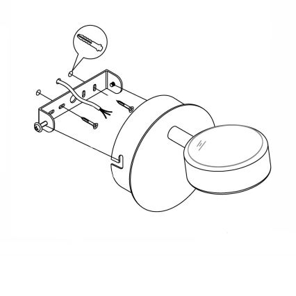 Eglo - LED akcentinis šviestuvas 1xLED/5,4W/230V