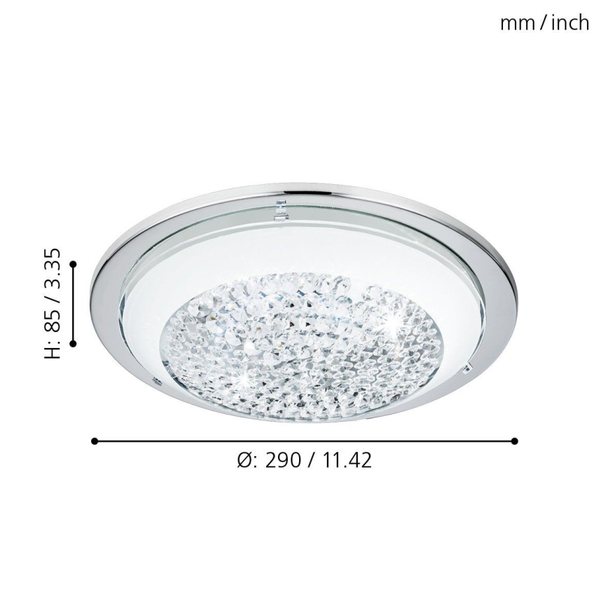 Eglo 95639 - LED lubinis šviestuvas ACOLLA 3xLED/3,6W/230V