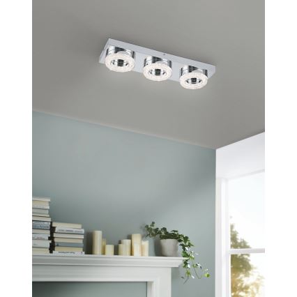 Eglo - LED krištolinis lubinis šviestuvas 3xLED/4W/230V