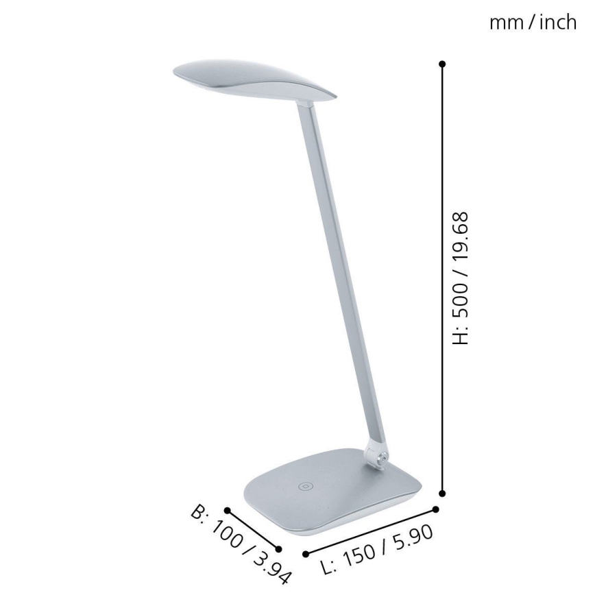 Eglo - LED stalo šviestuvas 1xLED/4.5W/USB