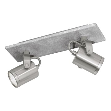 Eglo 95742 - LED akcentinis šviestuvas PRACETA 2xGU10-LED/3,3W/230V