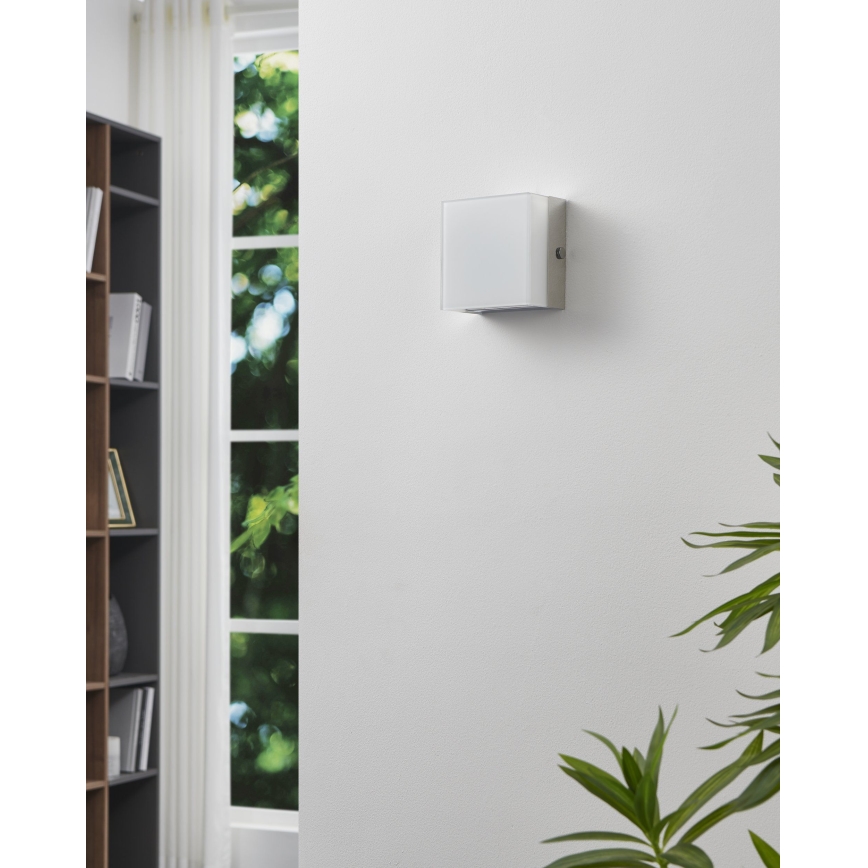 Eglo 95747 - LED sieninis šviestuvas ALEA 2 LED/3,7W/230V