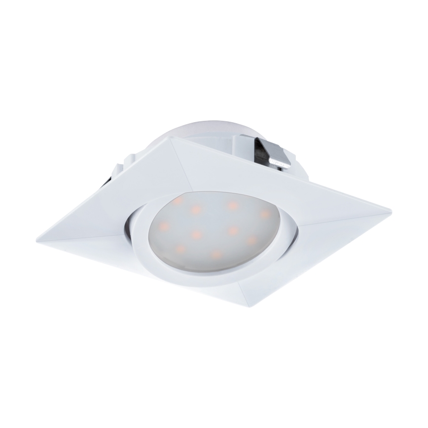 Eglo - KOMPLEKTAS 3x LED įleidžiamas lubinis šviestuvas PINEDA 1xLED/4,9W/230V