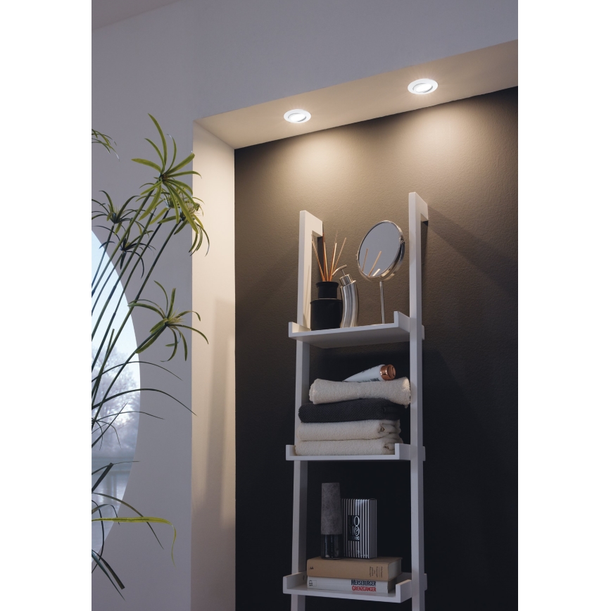 Eglo - Komplektas 3x įleidžiamasis LED šviestuvas PINEDA LED/4,9W/230V