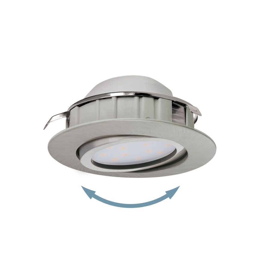 Eglo - KOMPLEKTAS 3x LED įleidžiamas lubinis šviestuvas PINEDA 1xLED/4,9W/230V