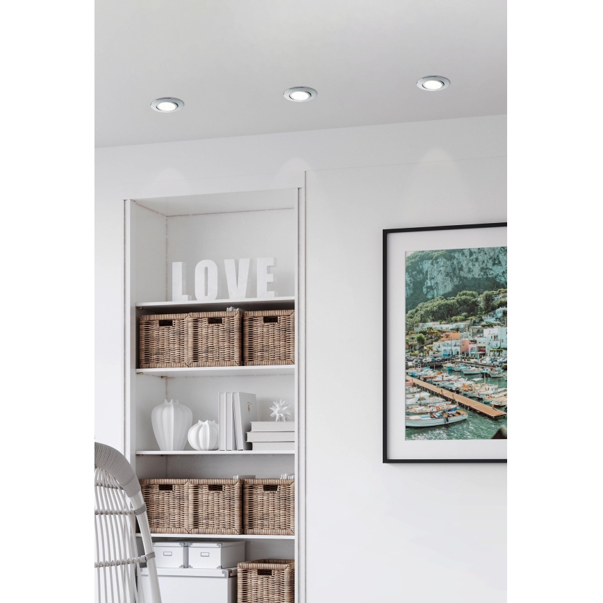 Eglo 95855- LED įleidžiamas lubinis šviestuvas PINEDA 1xLED/5,5W/230V