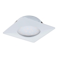 Eglo 95861 - LED įleidžiamas lubinis šviestuvas PINEDA 1xLED/12W/230V