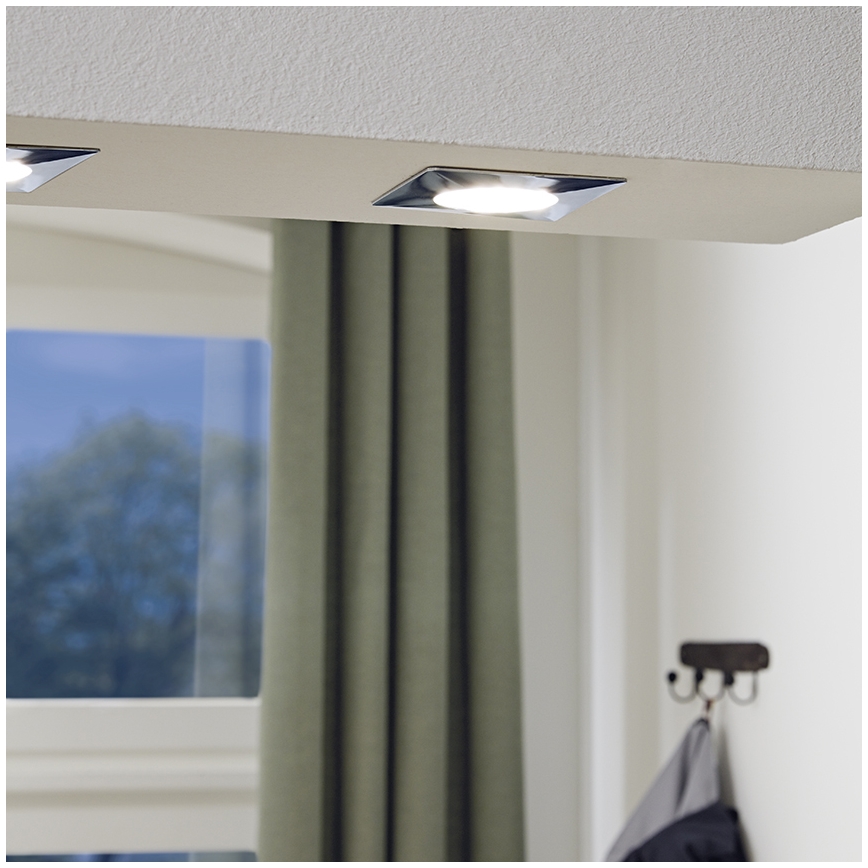 Eglo 95862 - LED įleidžiamas lubinis šviestuvas PINEDA 1xLED/12W/230V