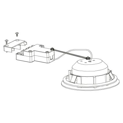 Eglo - LED įleidžiamas lubinis šviestuvas 1xLED/11W/230V