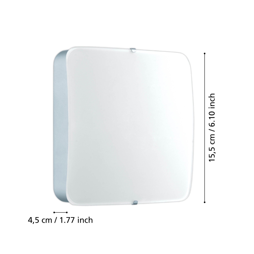 Eglo 95968 - LED lubinis šviestuvas CUPELLA LED/11W/230V blizgus chromas