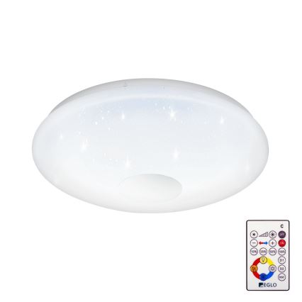 Eglo 95972 - LED reguliuojamo ryškumo lubų šviestuvas VOLTAGO 2 LED/20W/230V + nuotolinio valdymo pultelis