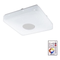 Eglo 95974 - Reguliuojamas LED lubinis šviestuvas VOLTAGO 2 LED/14W/230V + nuotolinis valdymas