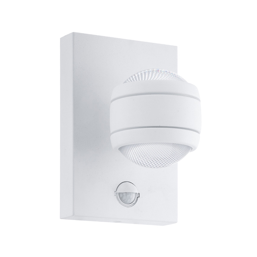 Eglo - LED sieninis lauko šviestuvas su jutikliu 2xLED/3,7W IP44