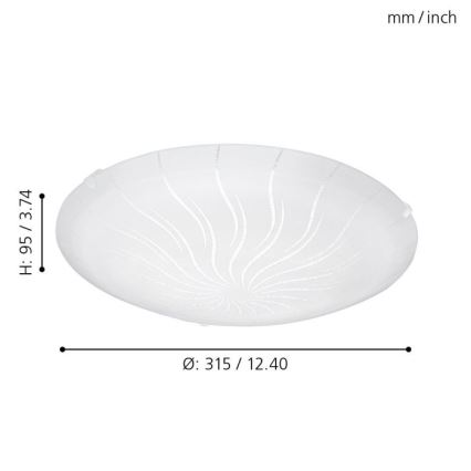 Eglo - LED lubinis šviestuvas LED/11W/230V