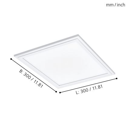 Eglo - LED lubų panelė LED/16W/230V