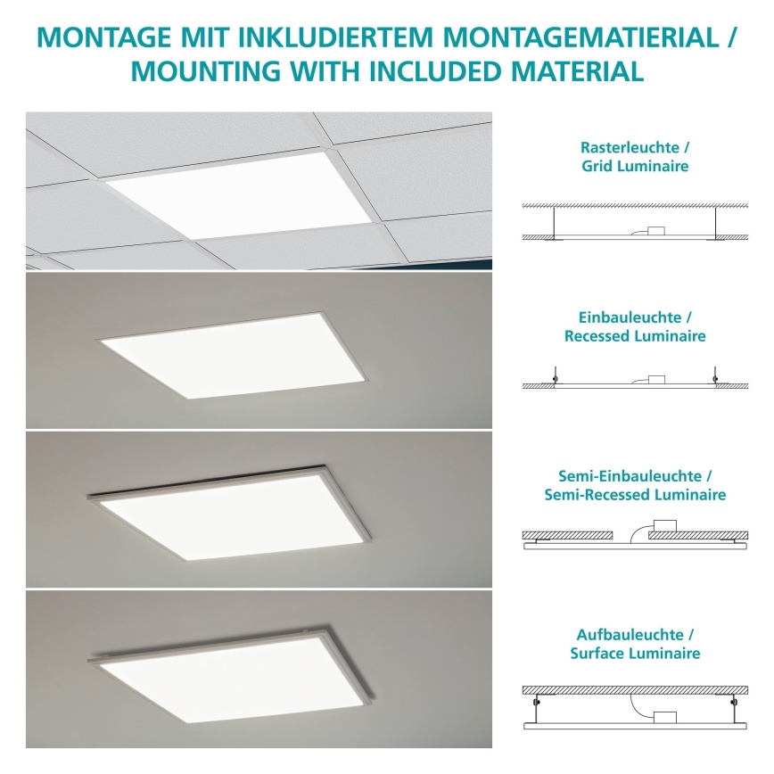 Eglo - LED lubų panelė LED/40W/230V