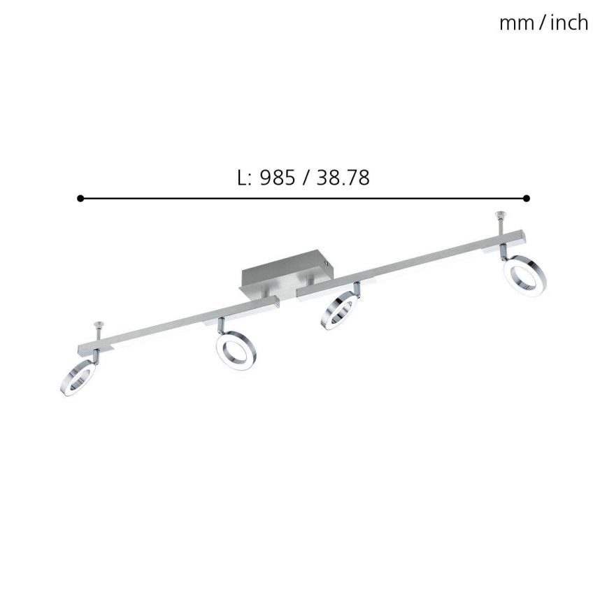 Eglo - Akcentinis šviestuvas 4xLED/3,2W + 2xLED/3,3/230V