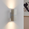 Eglo 96264 - LED sieninis šviestuvas PASSA 2xGU10/2,8W/230V stačiakampis