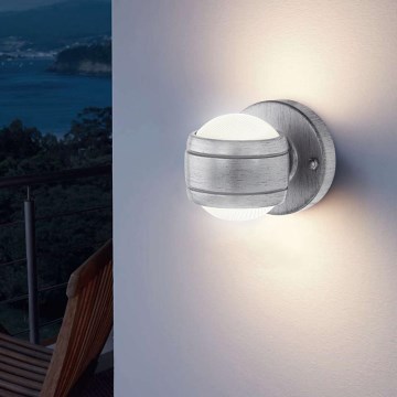 Eglo 96267 - LED sieninis lauko šviestuvas SESIMBA 2xLED/3,7W IP44