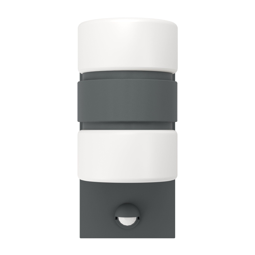 Eglo - LED sieninis lauko šviestuvas su jutikliu 2xLED/6W IP44